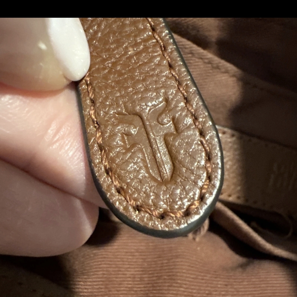 Frye Tan Leather Shoulder Bag - Picture 13 of 16
